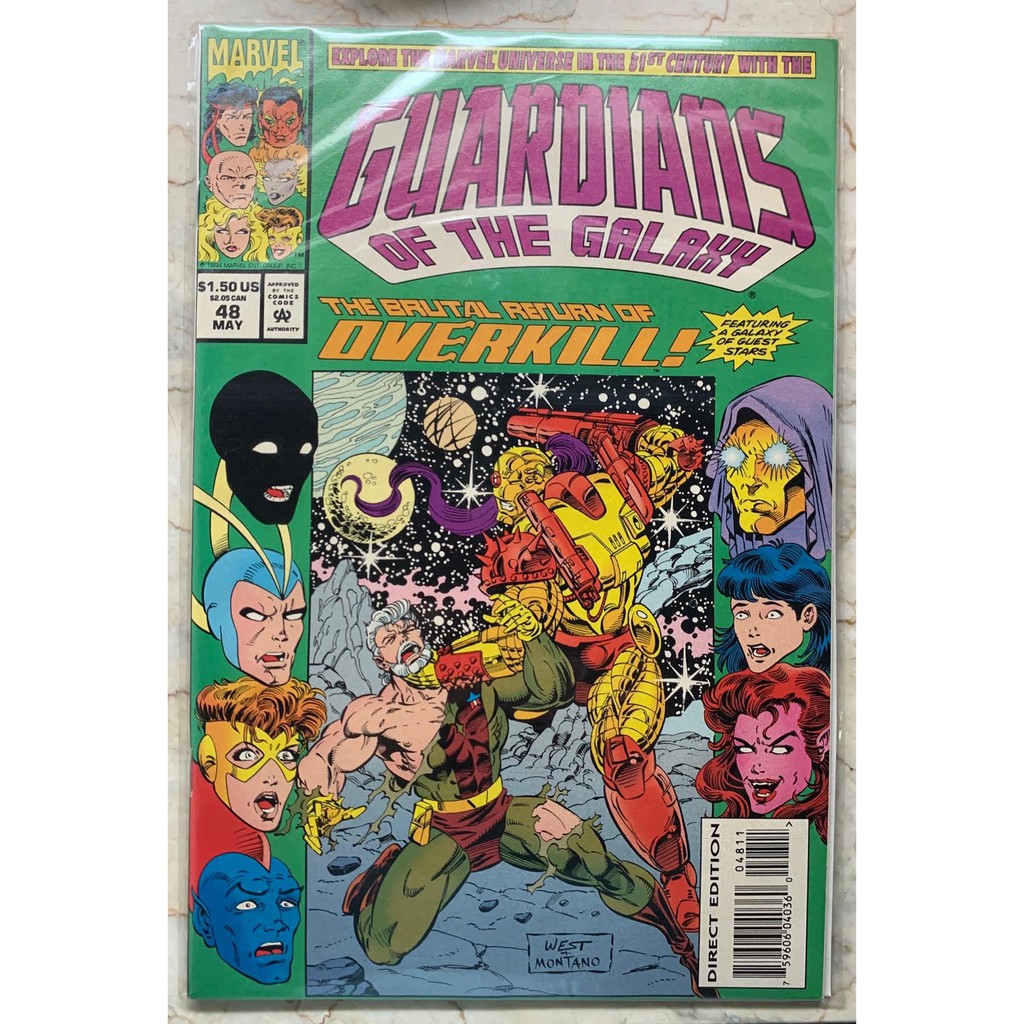 Marvel Comics: Guardians of the Galaxy #44, 46, 47, 48, 49 50 - 1st ...