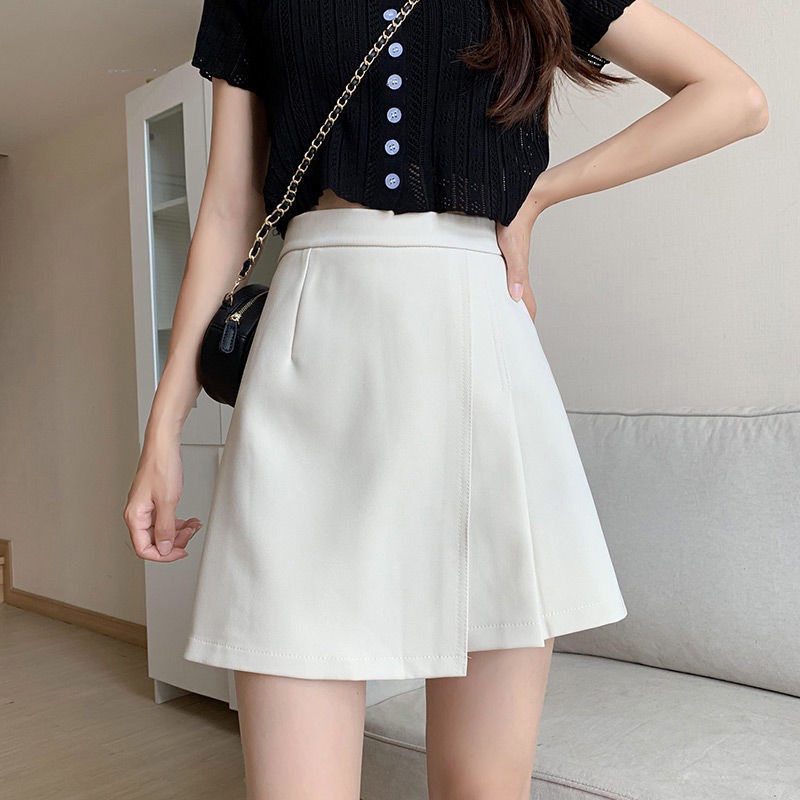 Short pleated shop skirt 48