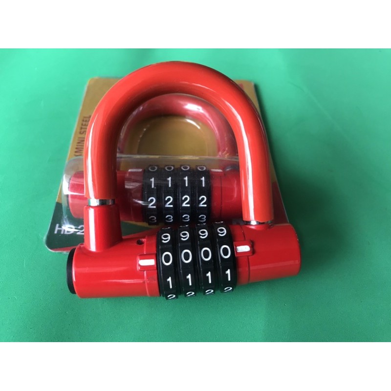 U-shaped lock CODE 4 security NUMBERS | Shopee Philippines