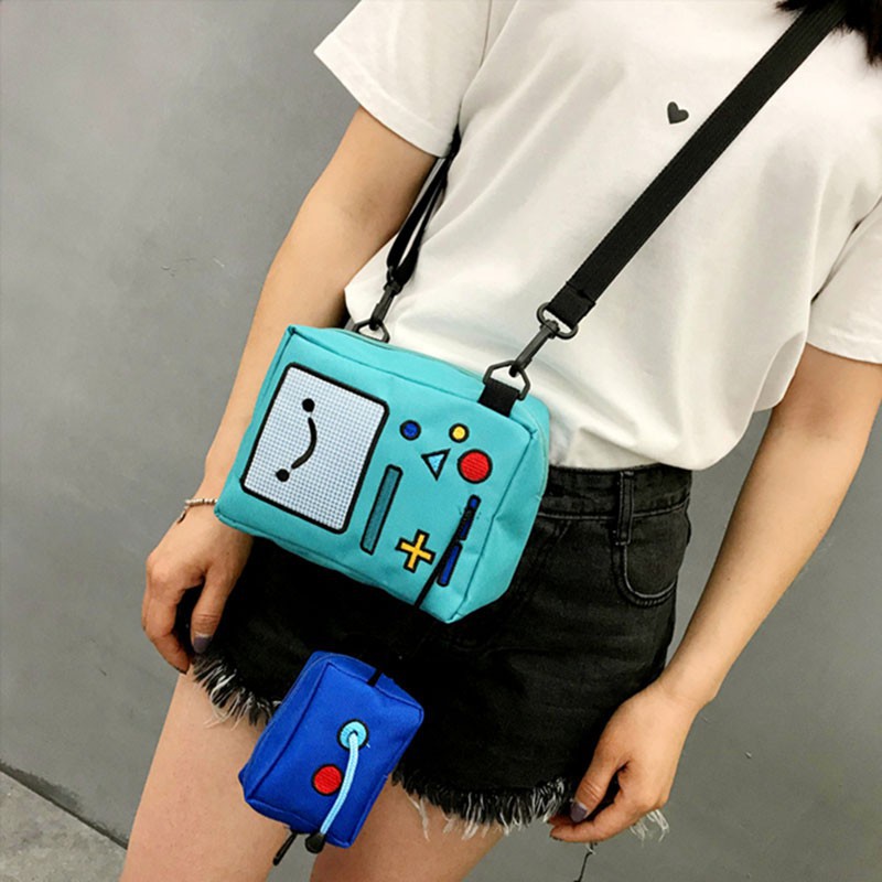 Adventure Time Fanny Pack BMO Couples Cross Chested Bag Sling Bag Phone Bag Shopee Philippines