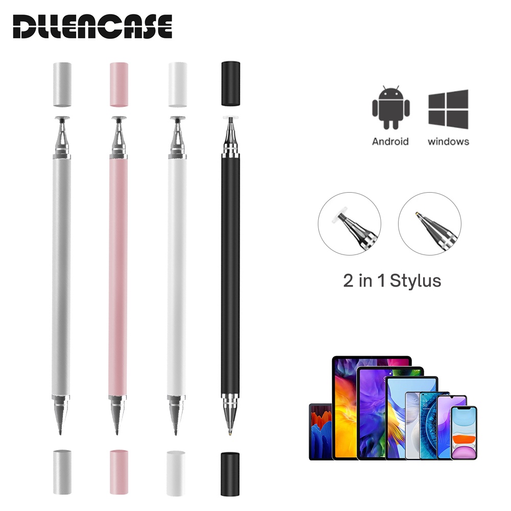 DLLENCASE Universal 2 in 1 Stylus Pen Drawing Tablet Capacitive Touch