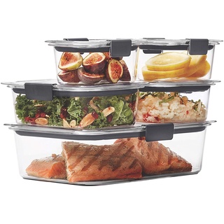 Rubbermaid TakeAlongs 36-Piece Food Storage Set, Chili Tint 