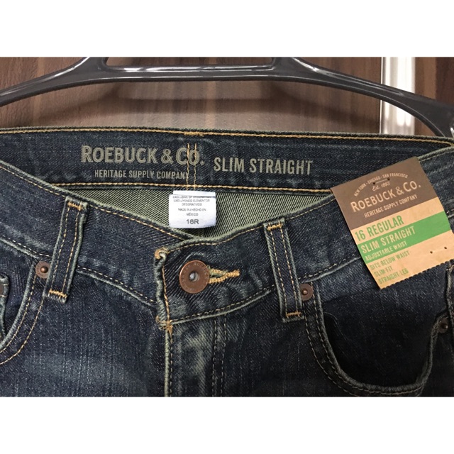 Roebuck and co slim best sale straight jeans