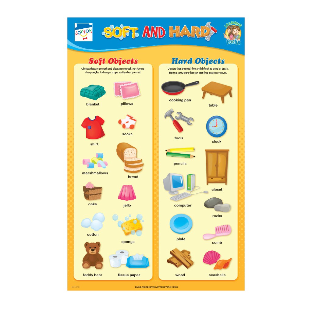 Joytoy Soft And Hard Educational Poster Shopee Philippines