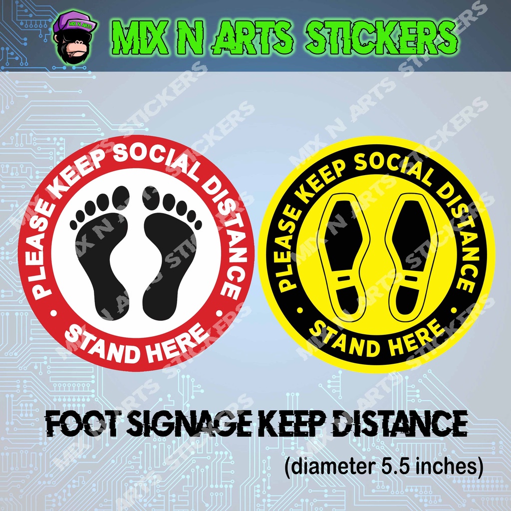 hot-sale-social-distancing-indicator-foot-signage-laminated-vynil
