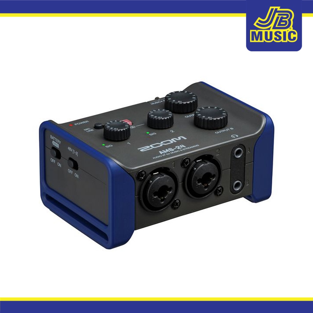 Zoom AMS24 Audio Interfaces (Professional Audio Equipment)(Recording/Streaming Interface