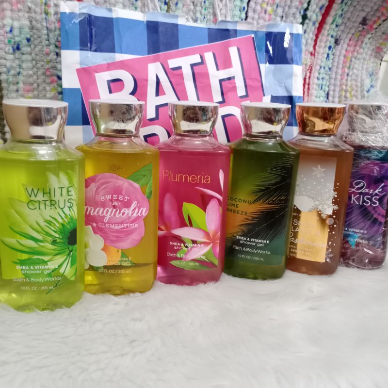 🇺🇸 ORIGINAL Bath and Body Works Shower Gel with Shea & Vitamin E 296mL