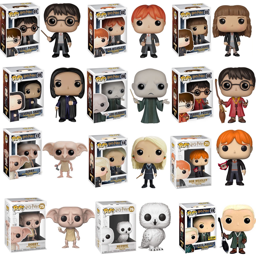 Funko POP Harry Potter - Ron Weasley Hermione Snape Quidditch Malfoy ...