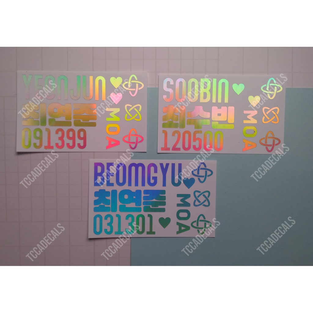Bias Decal sticker: TXT | Shopee Philippines
