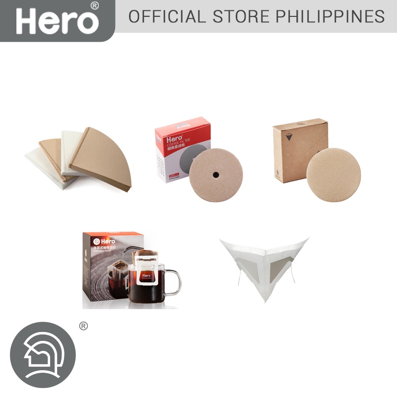 Hero Coffee Filter Paper Small Quantity Variation (V01, V02, Round