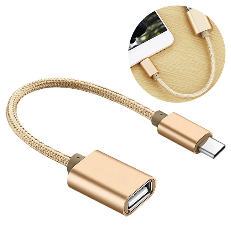 GS OTG Data Cable USB Converter Female Adapter Sync 3.1 Male To USB ...