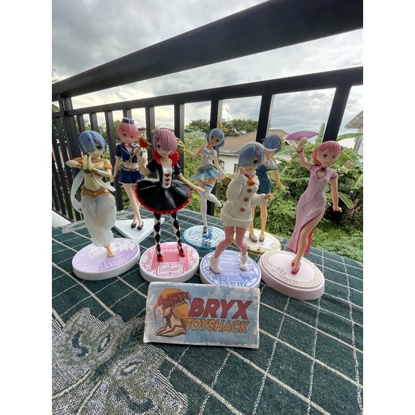 AUTHENTIC REZERO REM AND RAM TWINS BUNDLE (7 FIGURES) Shopee Philippines