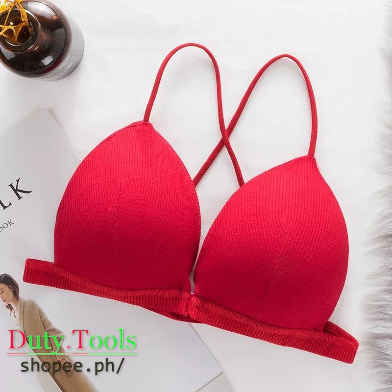 Front Clasped Push Up Bra Buckle Sexy Bra Bralletesexy Vacation Swimming Bra Shopee Philippines