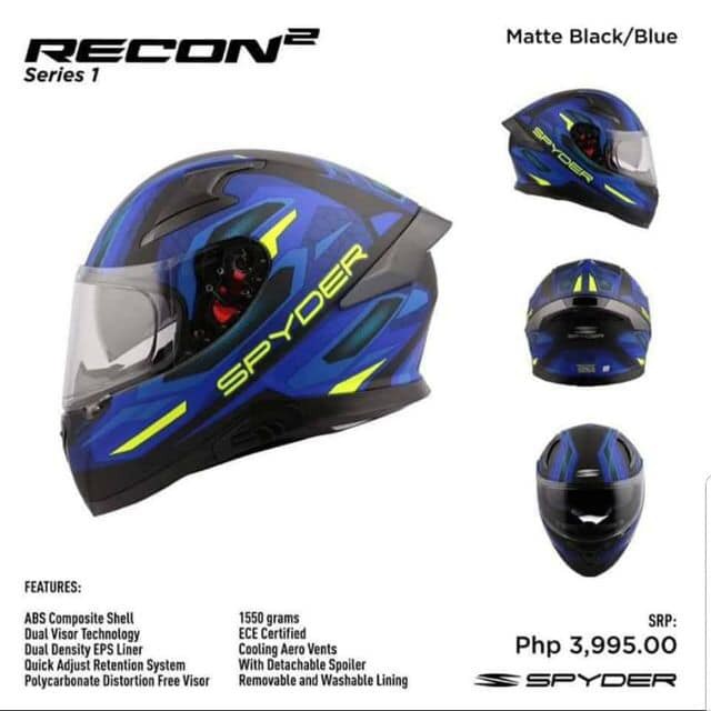 Spyder recon hot sale 2 matte red