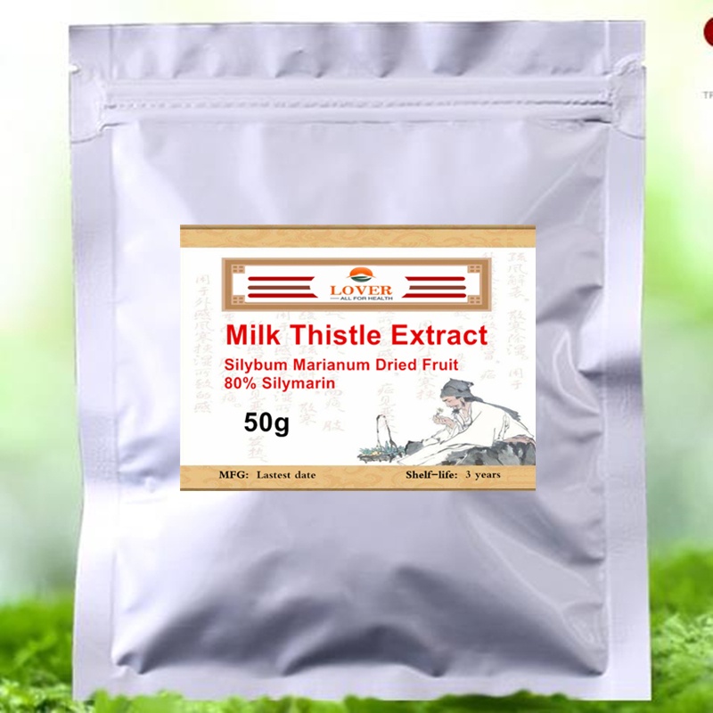 100% Organic Milk Thistle Extract,Silybum Marianum Extract Powder,80% ...