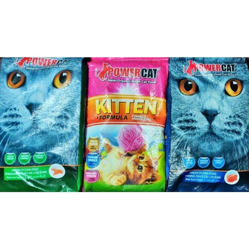 PowerCat Organic Dry Cat Food 1kg Repacked