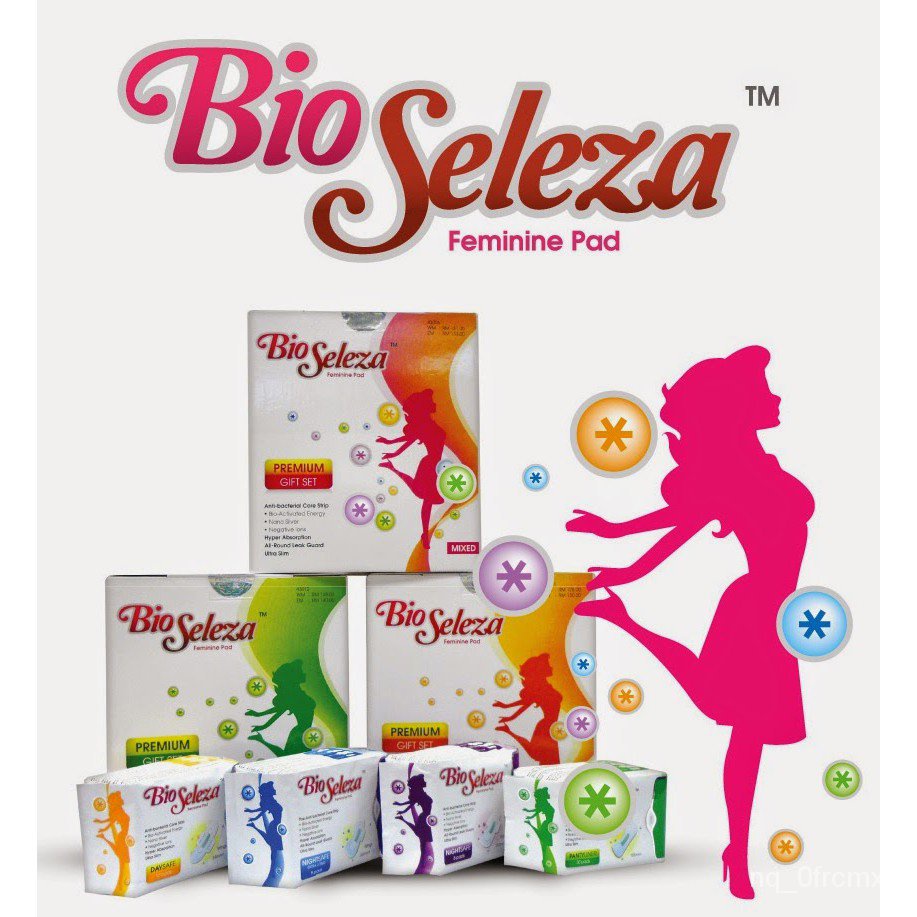 Bio Seleza Pantyliner Daysafe Nightsafe Mixed Box Ready Stock Original