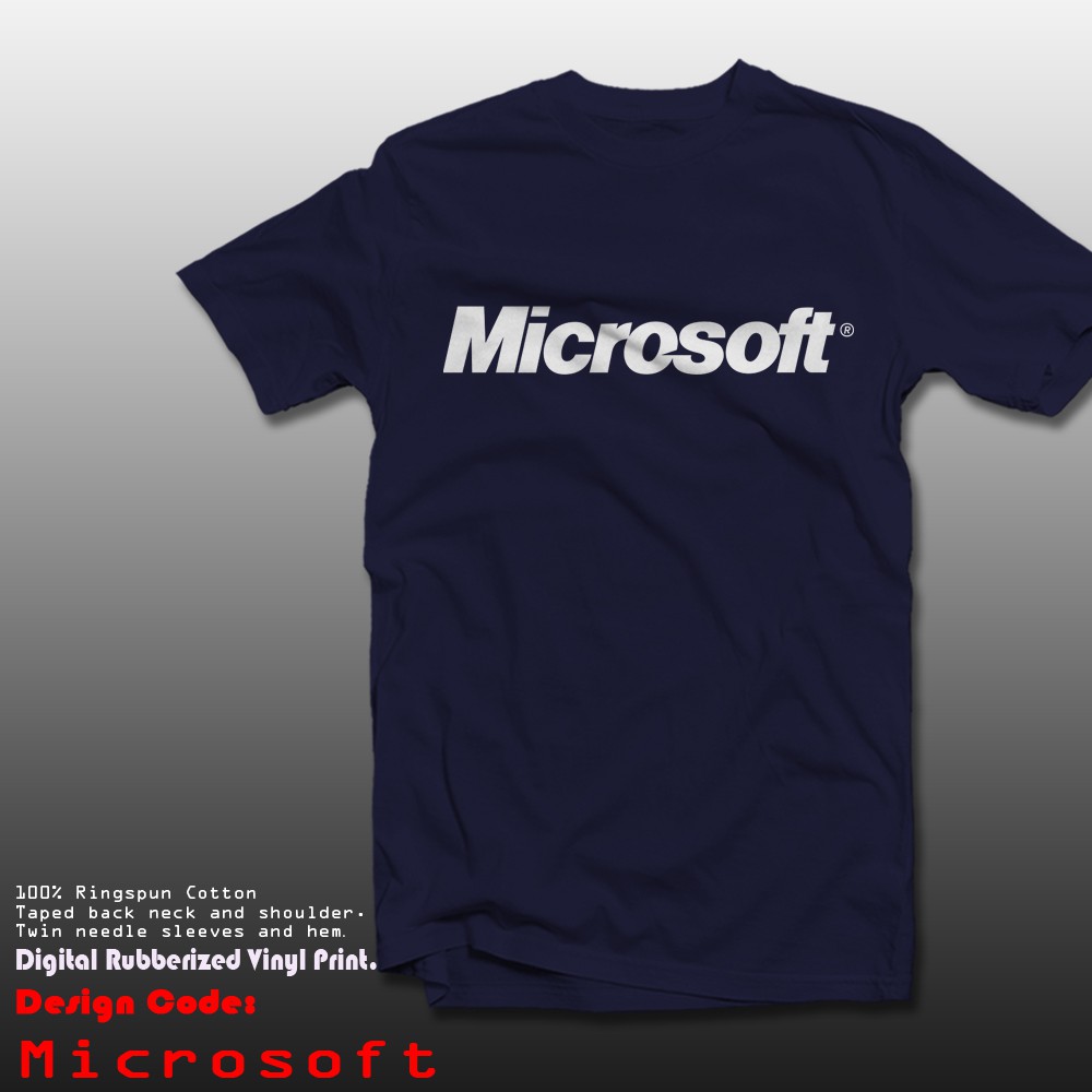 Gifo Shopee Tech Geek Microsoft Shirt Shopee Philippines