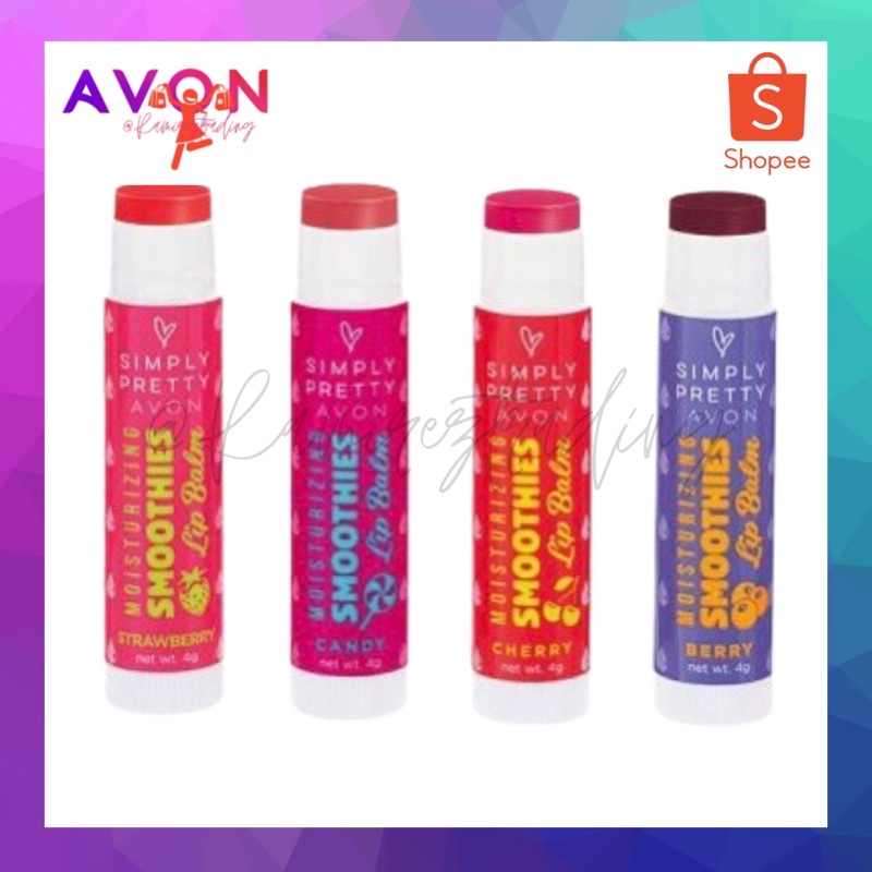 AVON LIP BALM SMOOTHIES LIP BALM 4g BERRY CANDY CHERRY