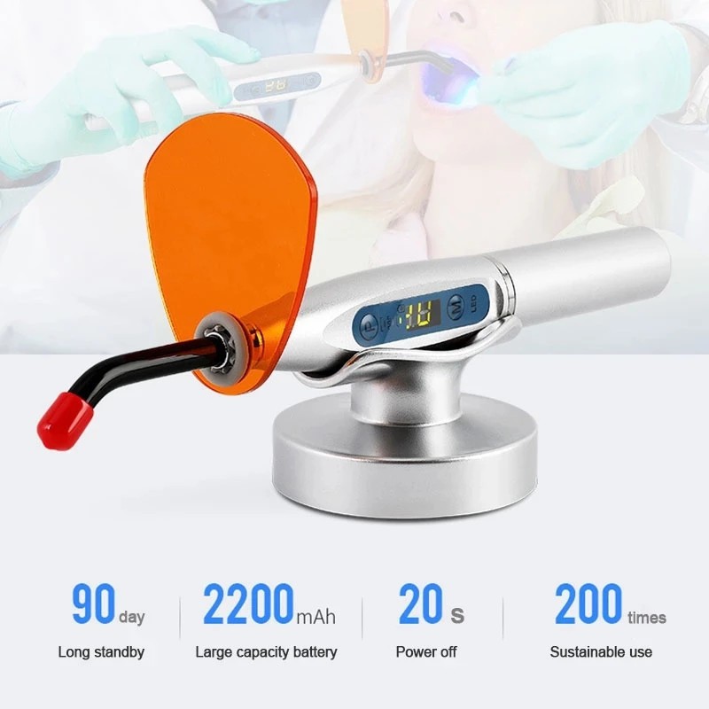 1 Set LED Curing Light Lamp Machine Resin Cure Colorful Curing Light ...