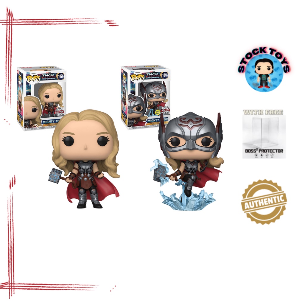 Marvel Thor love and thunder mighty Thor 1076 - Exclusive Funko Pop! V –  Tall Man Toys & Comics