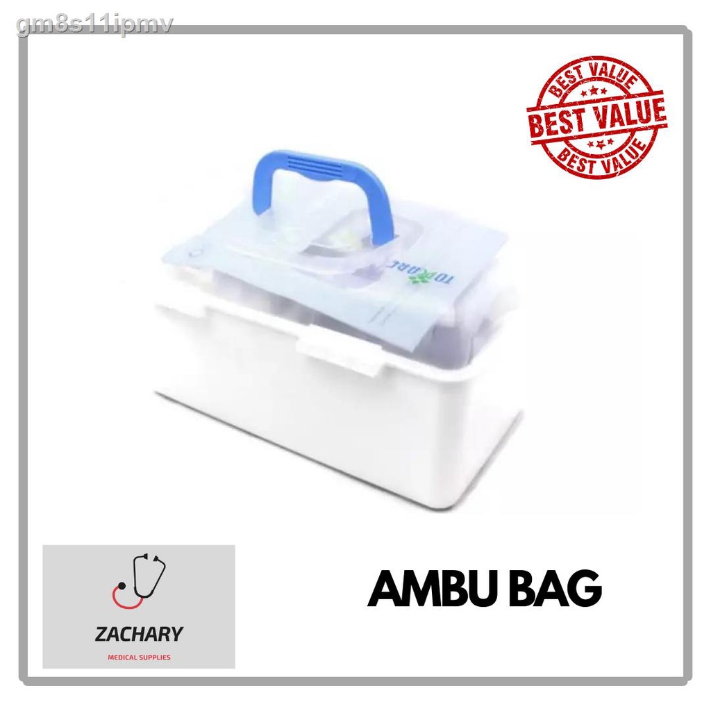 AMBU BAG ( Artificial Manual Breathing Unit ) silicone material