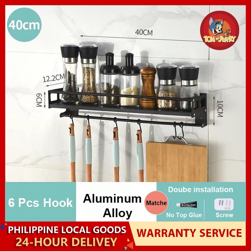 Kitchen Condiments Hanging Holder Organizer, Spice Rack Organizer with