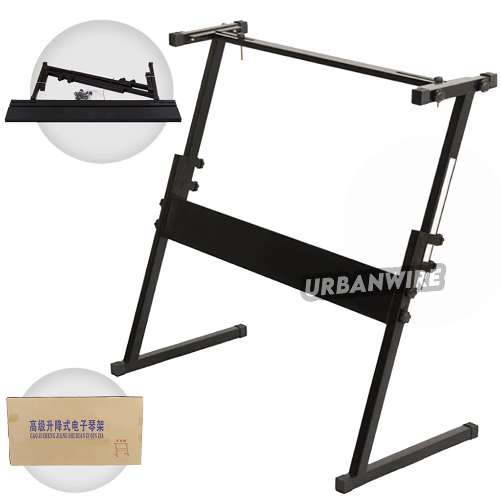 【LOCAL STOCK】Electronic Piano Stand Adjustable Z-type Heavy Duty