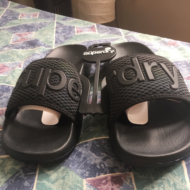 Superdry mesh sale beach slides