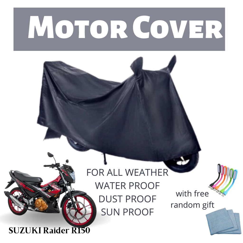 SD - MOTOR COVER for SUZUKI Raider R150 Waterproof Motorcycle Cover ...