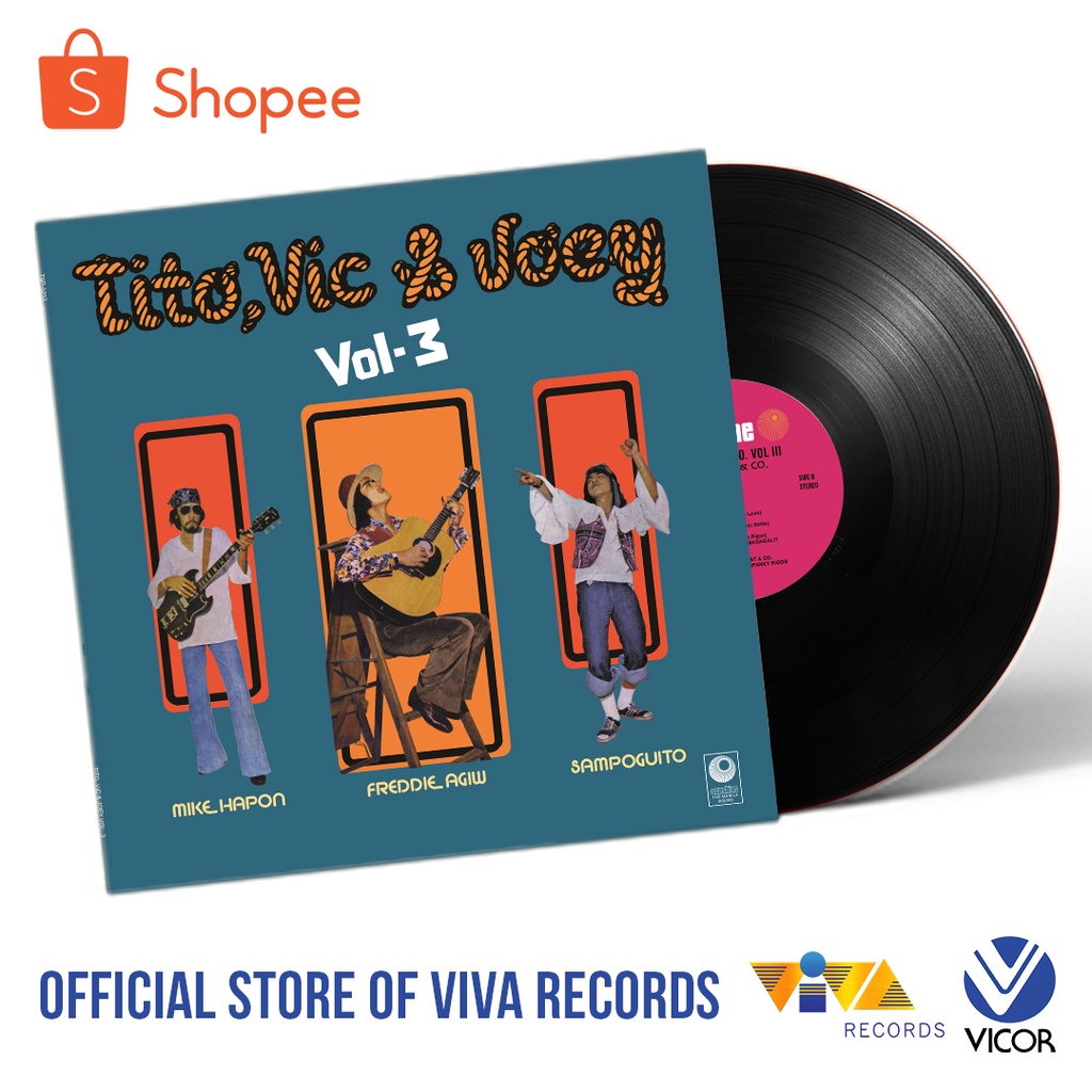 Tito Vic And Joey Vol 3 Vinyl Album Shopee Philippines 0573