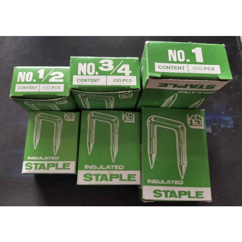 INSULATED Staple Wire (per 100pcs) | Shopee Philippines