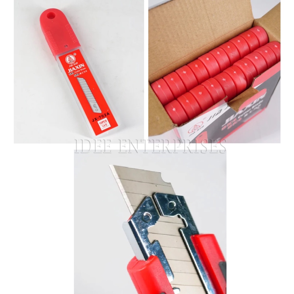 JX-702A - CUTTER BLADE 10pcs PER TUBE | Shopee Philippines