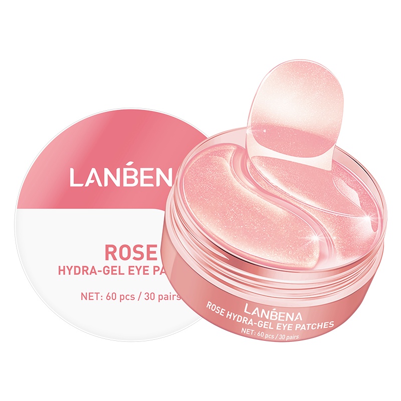 Lanbena Eye Mask Vitamin C HydraGel Eye Patch Whitening Under Eye Patch Anti Aging Eyebag