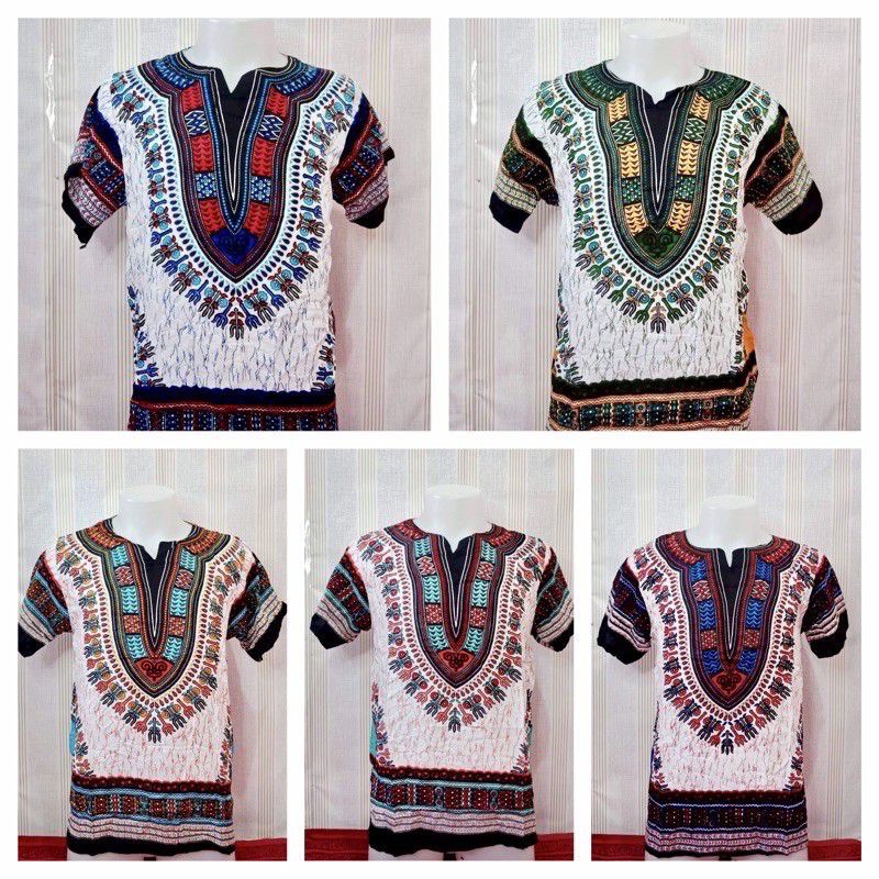 Halumna Black and White Dashiki Shirt/Indian/Batik/Bohemian/Boho/Ethnic ...