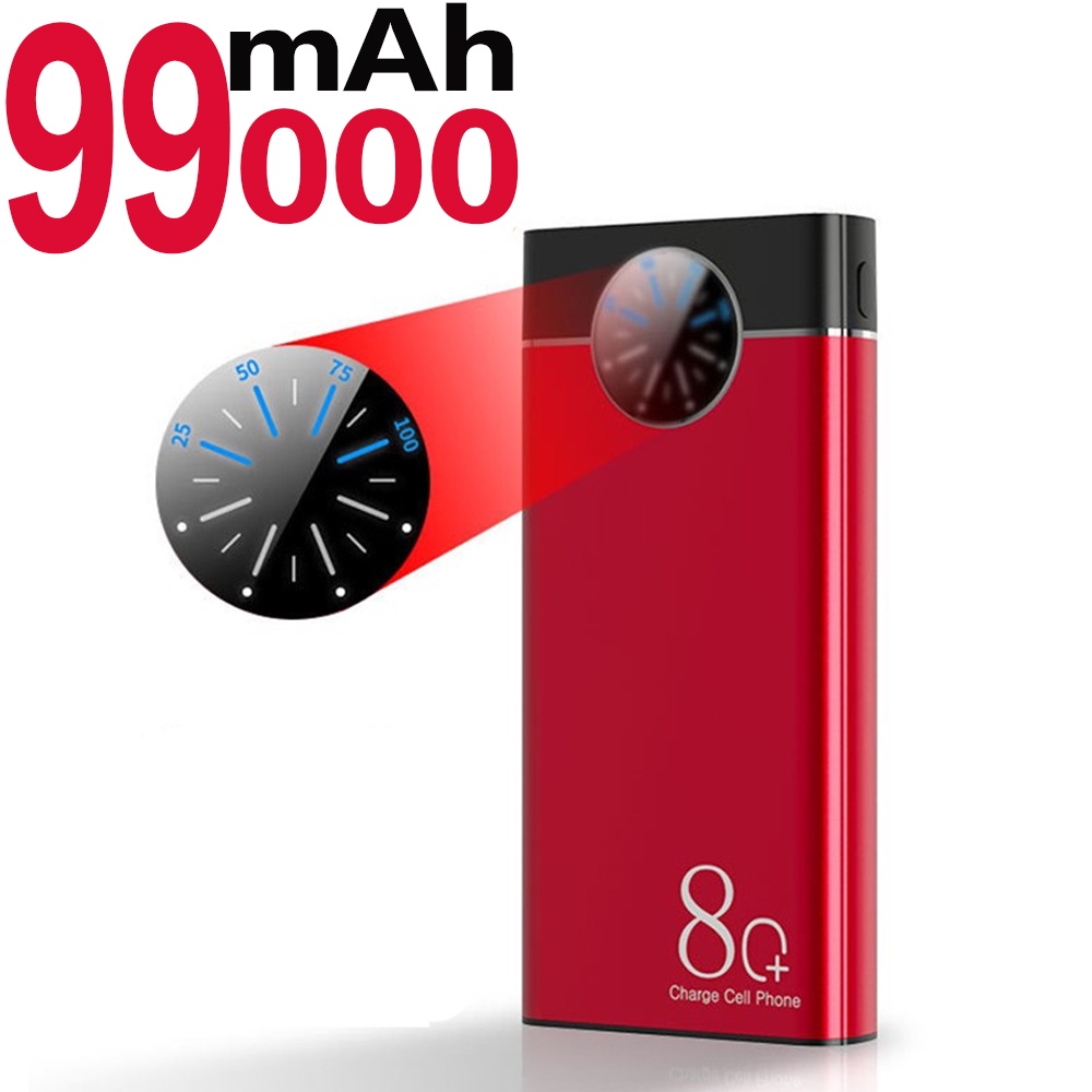 ♂ Power Bank 99000mah Fast Charging Power Bank PD Portable Battery