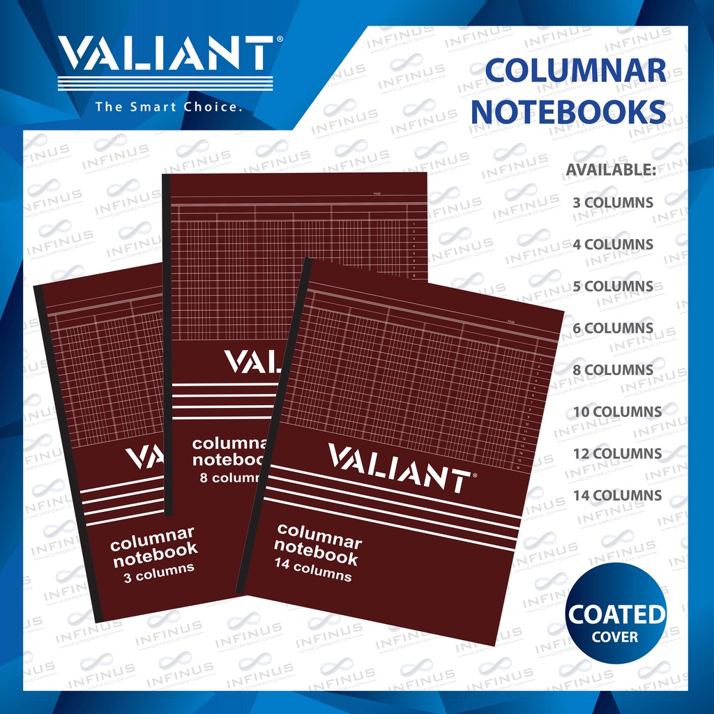 Valiant Accounting Columnar Notebook 5 Columns Shopee Philippines