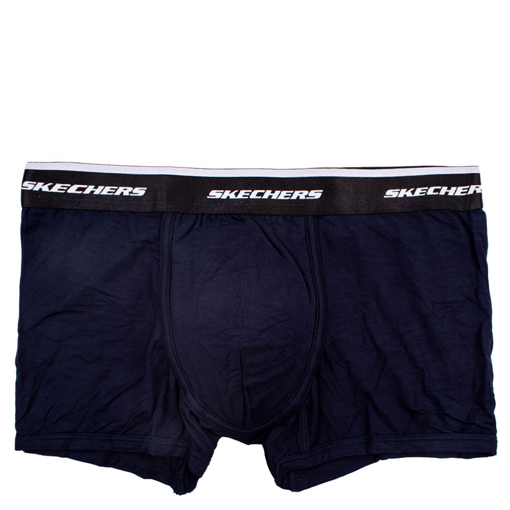 Skechers Underwear Men Platinum Boxer Brief Navyblue Black