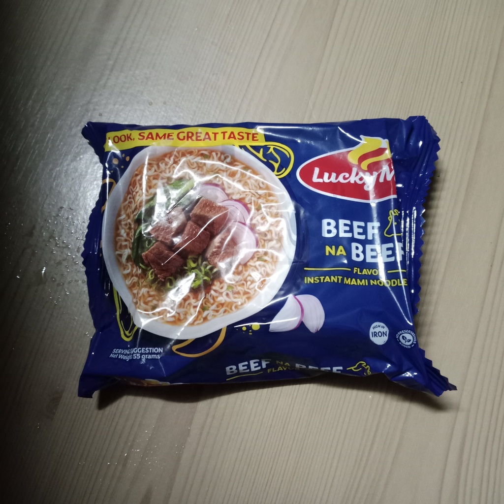 LUCKY ME! Beef na Beef Flavor Instant Mami Noodle Soup (55 grams