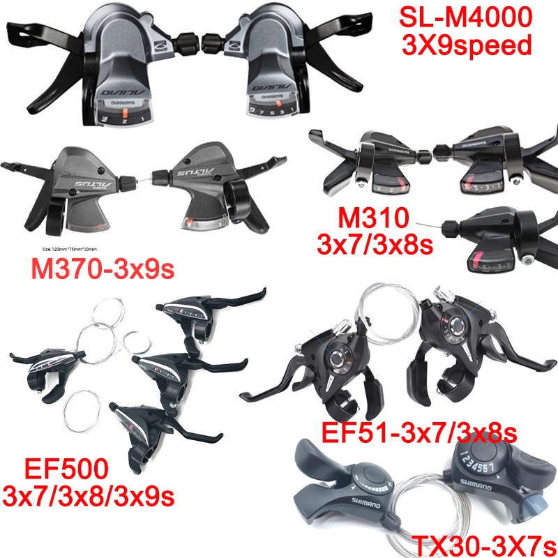 Shimano trigger deals shifters 3x7