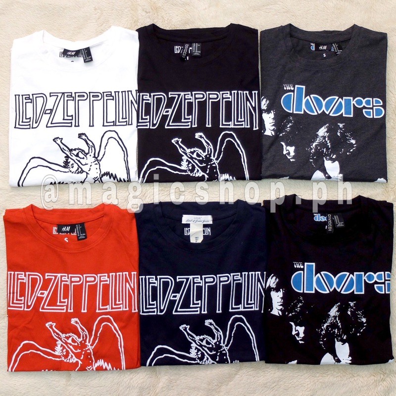 T shirt on sale led zeppelin h&m