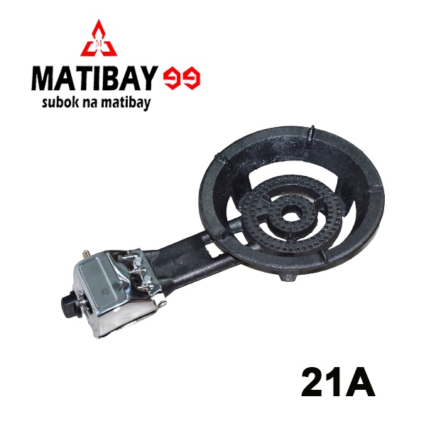 MATIBAY Cast iron Gas stove heavy duty single burner 21A Shopee