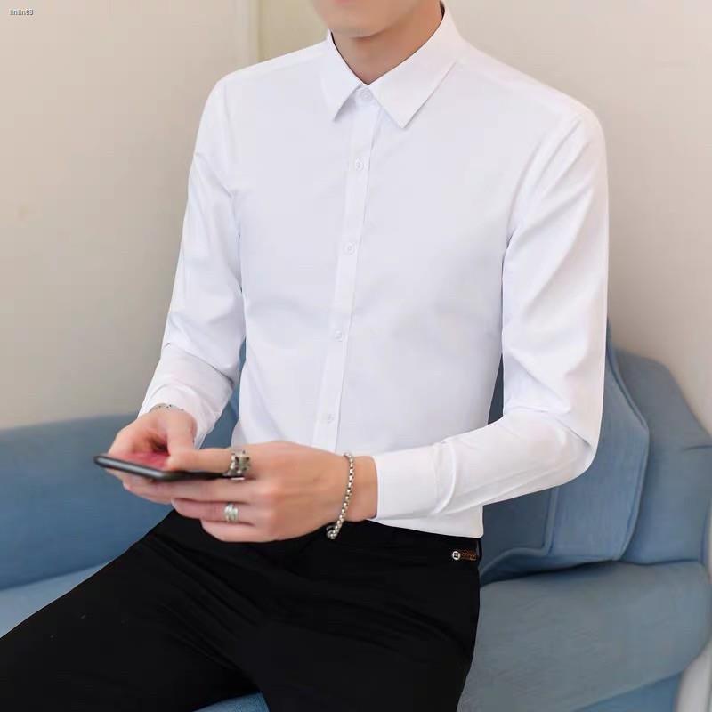 White Shirt Men's Long Sleeve Business Formal Wear