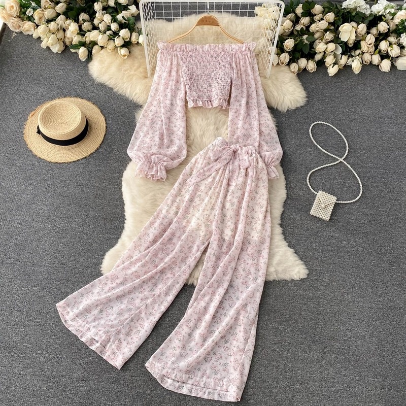 Chiffon two pieces set main image 0