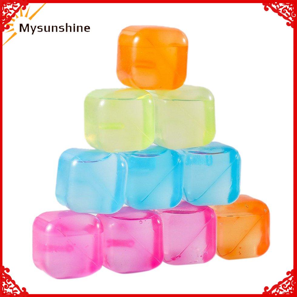 Colorful reusable ice sale cubes