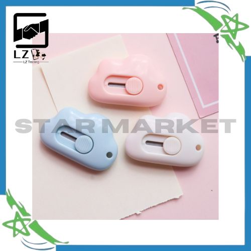 Portable Stationery Cutters Mini Knife Cloud Design Razor Blade Mini ...