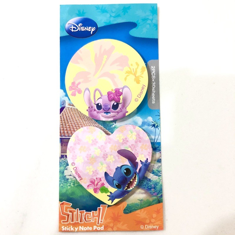 Disney Stitch Sticky Notes Couple Series Angel Stickers Tapes Love ...