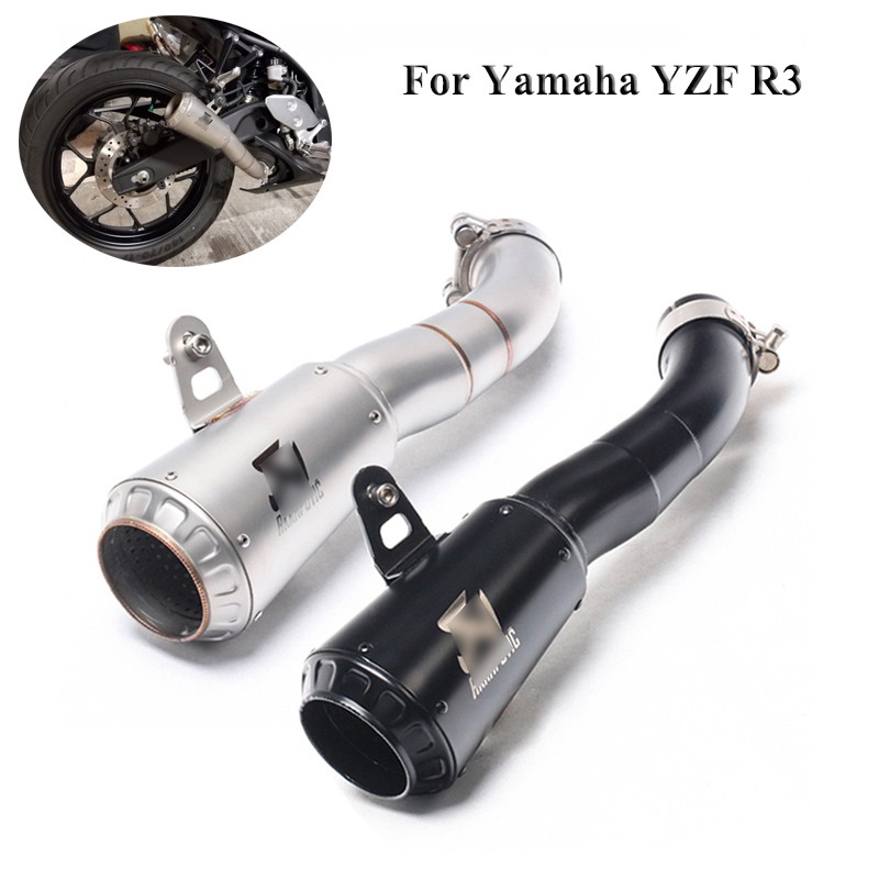 YZF-R3 YZF-R25 MT-03 Motorcycle Exhaust Muffler Mid link