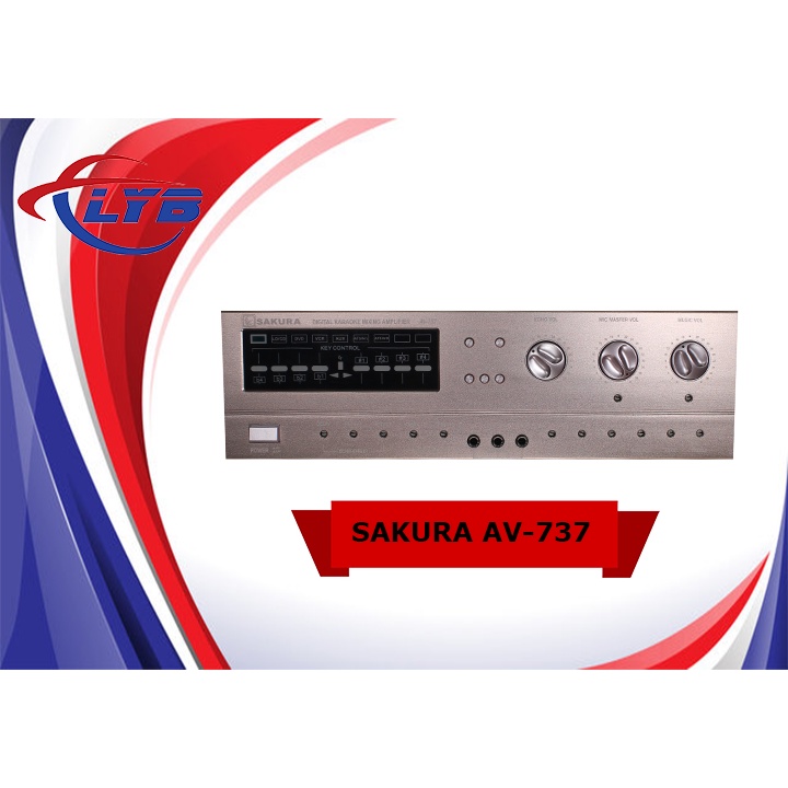 Sakura AV-737 Stereo Mixing Amplifier | Shopee Philippines