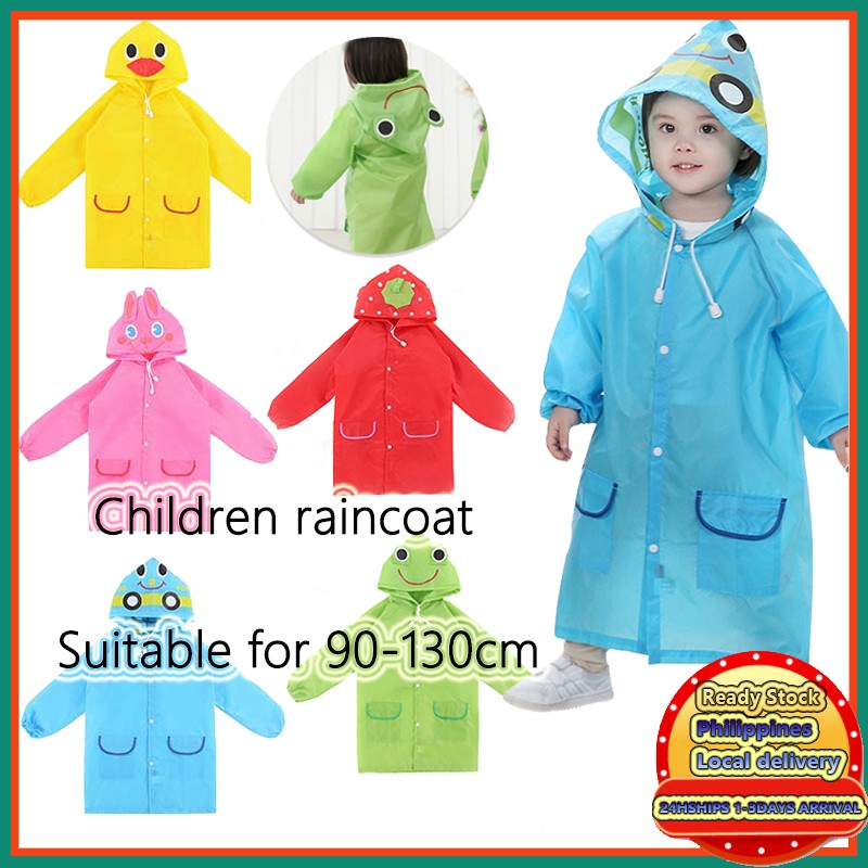Baby Raincoat Waterproof Kid Rainwear Children Raincoats Cute Animal